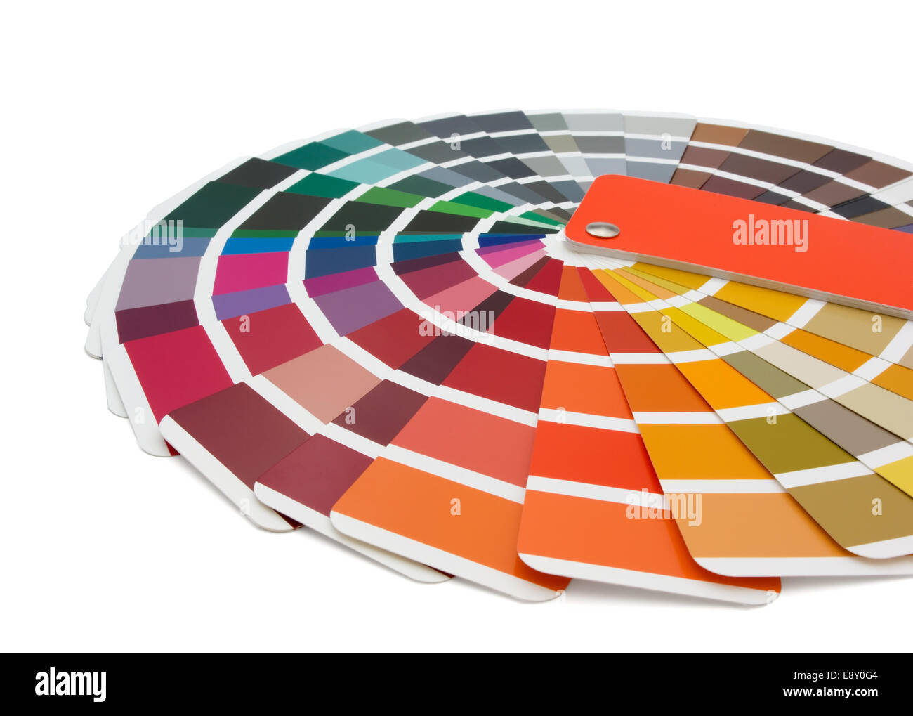 Tabella di colore Foto Stock