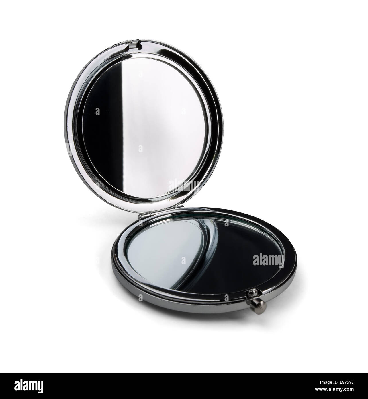 Pocket specchio per il make-up Foto Stock
