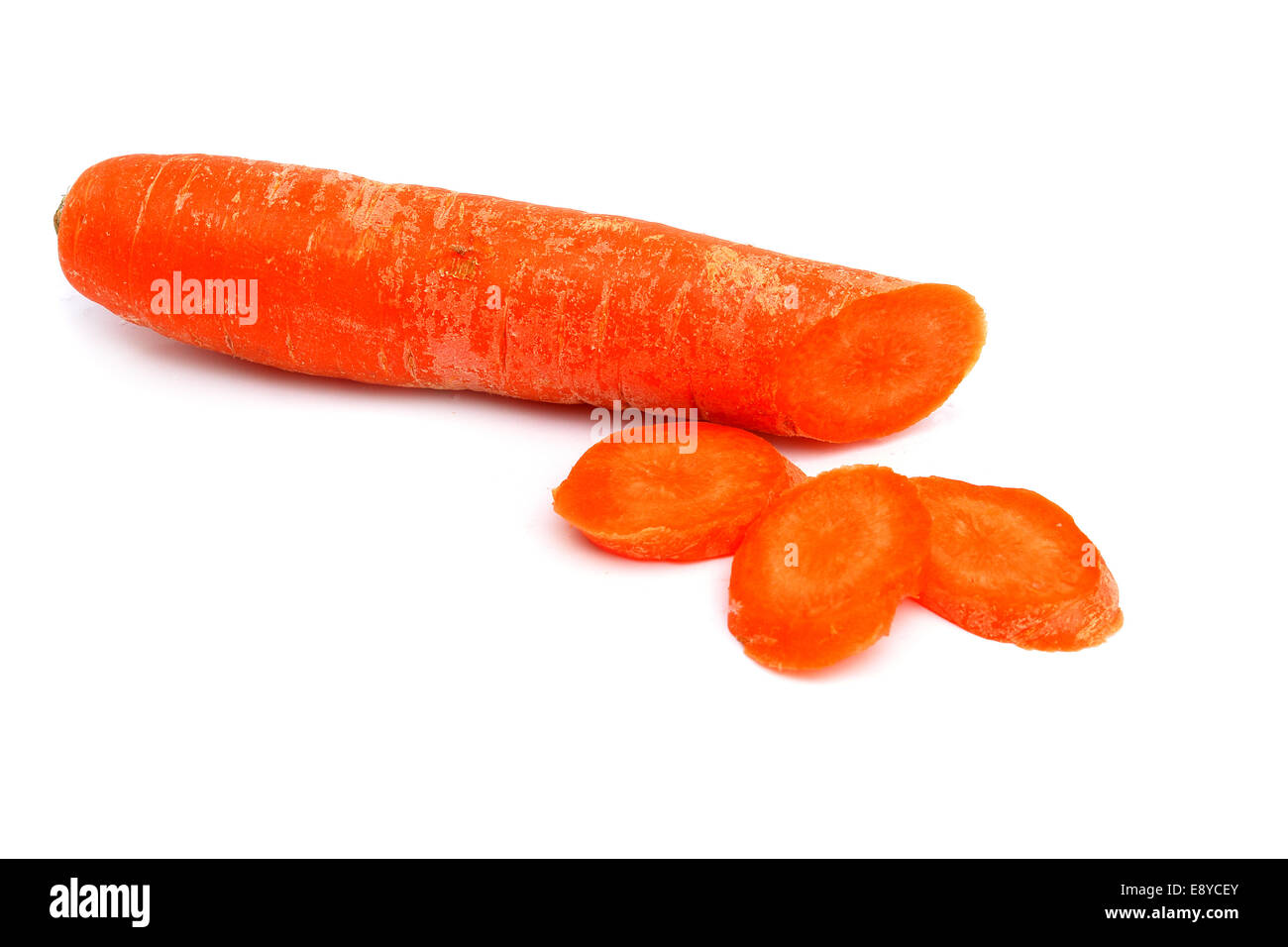 Carota arancione Foto Stock
