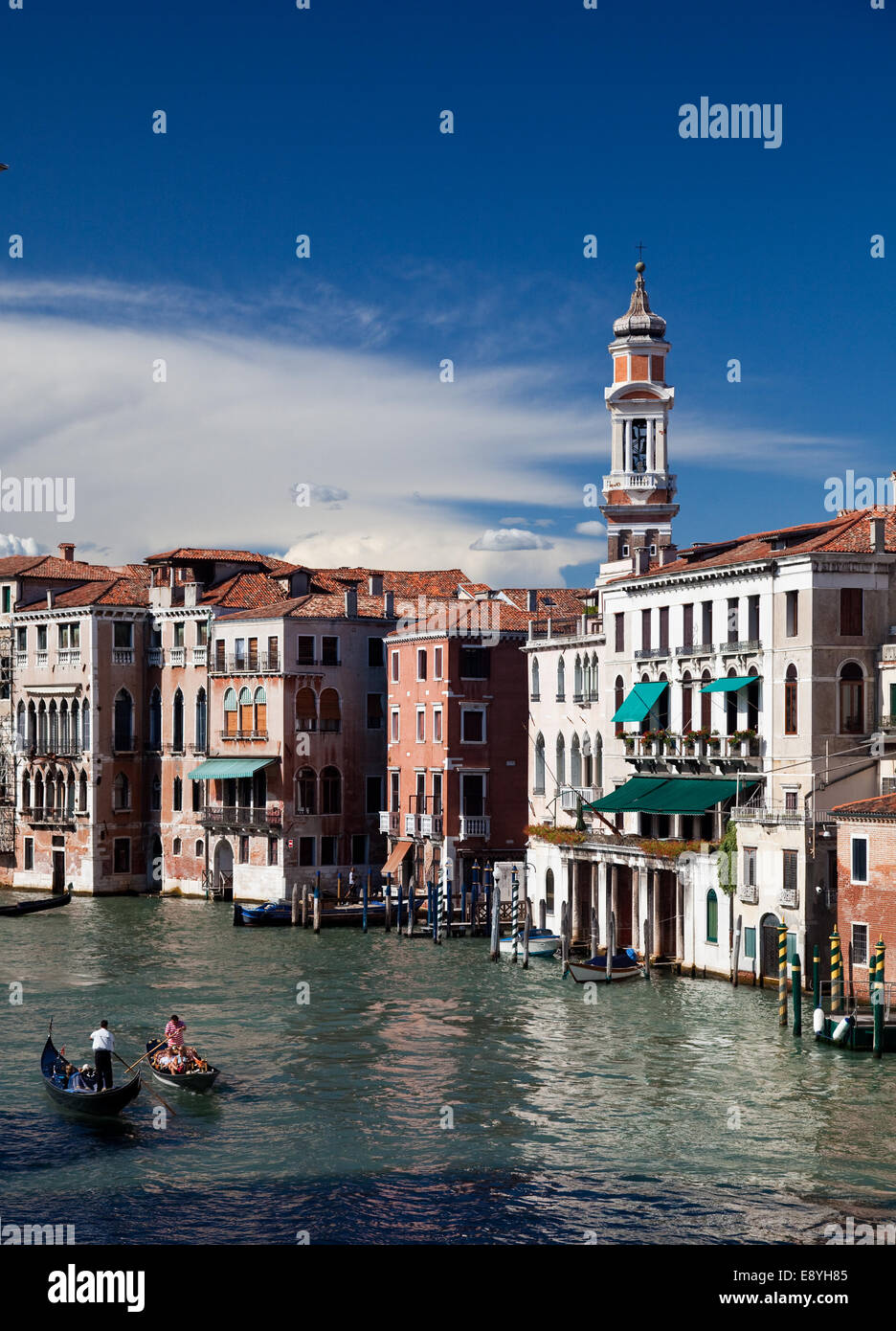 Canal Grande di Venezia Foto Stock