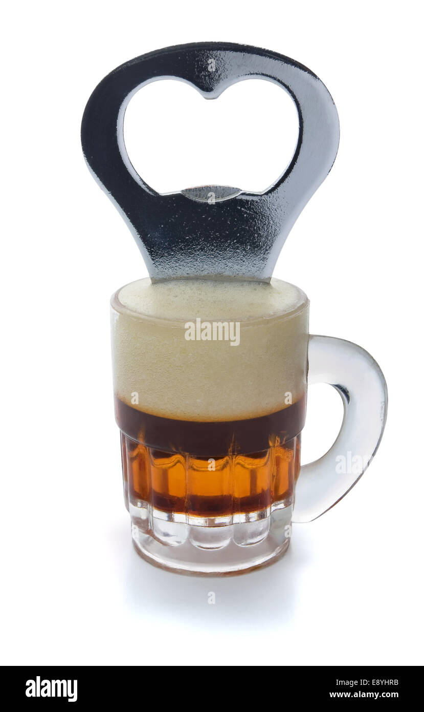 Tappo di bottiglia assolcatore Foto Stock