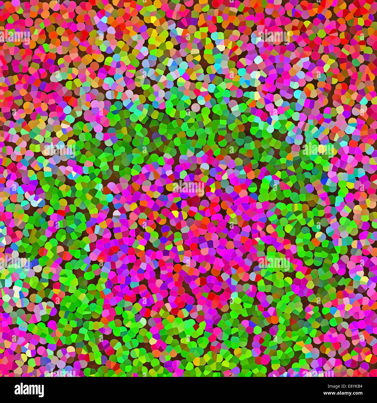 Abstract rosa e verde mosaico texture di sfondo, immagine di riempimento Foto Stock