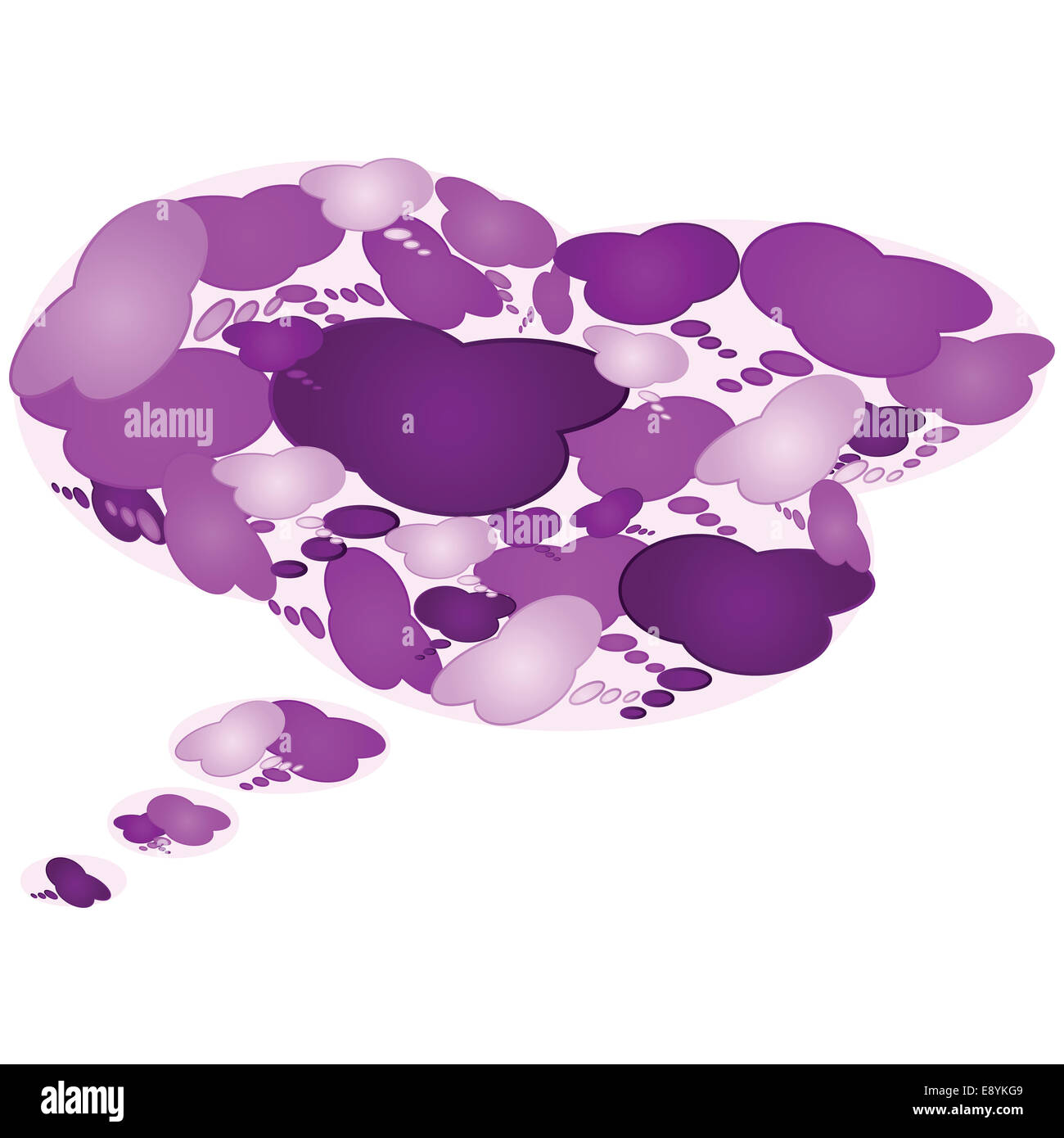 Processo di pensiero Foto Stock
