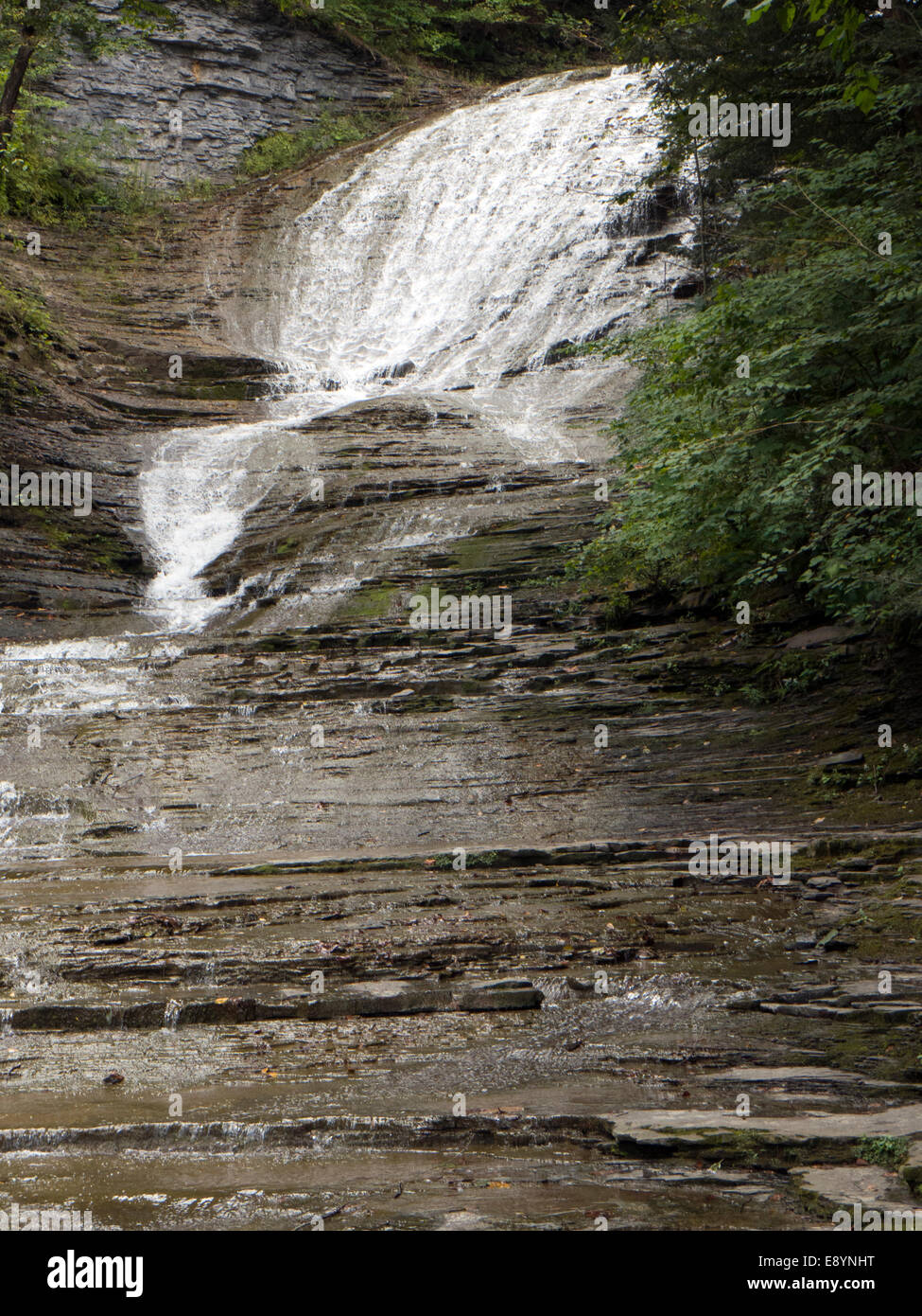 Latticello Falls, Ithaca NY USA. Foto Stock