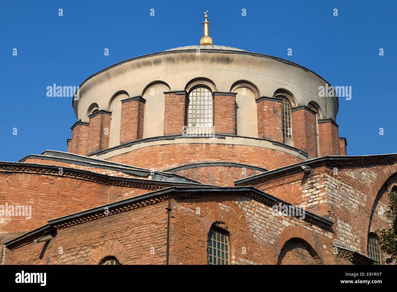 Cupola della chiesa di Hagia Irene ad Istanbul in Turchia. Foto Stock