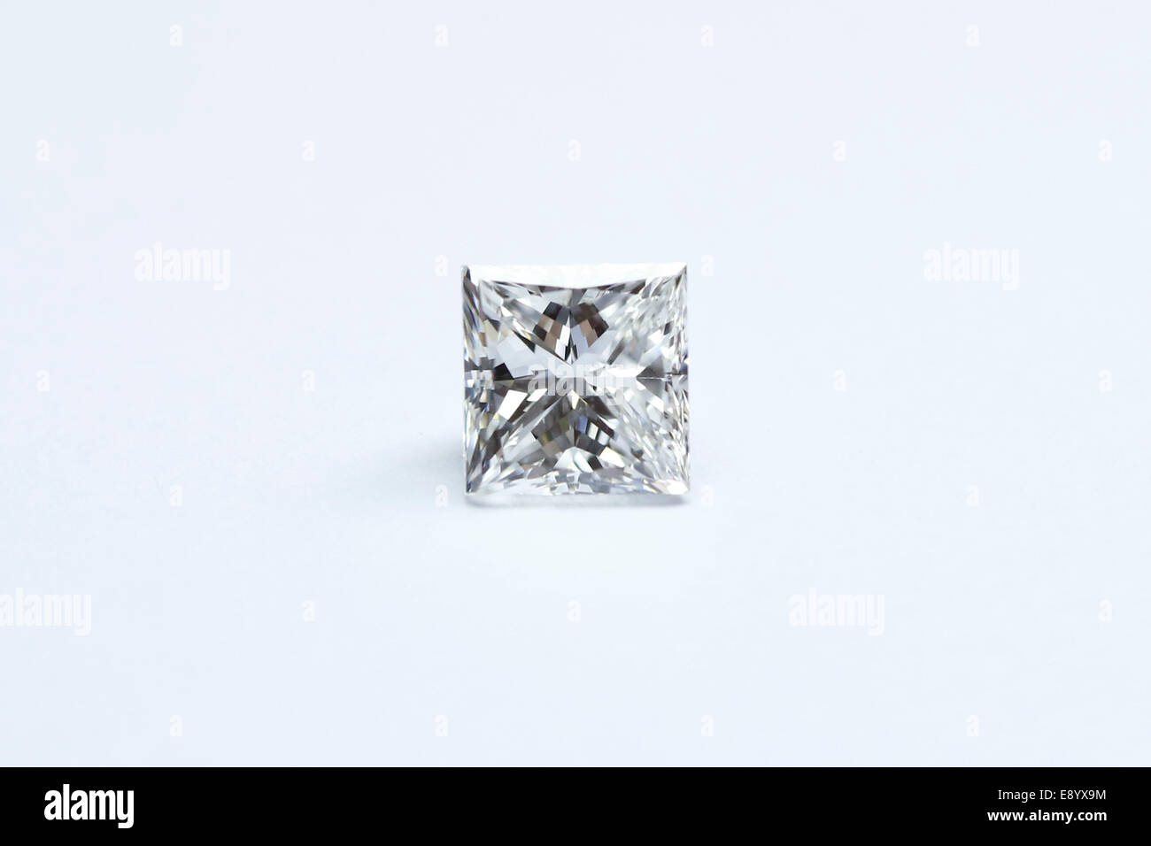 Taglio Princess diamante allentato Foto Stock