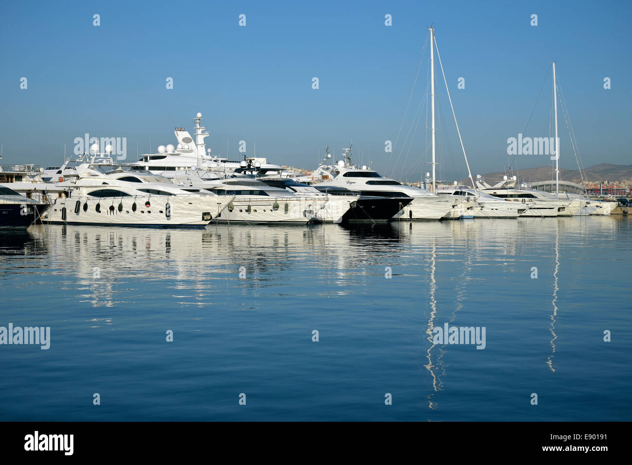 Marina di Flisvos a Atene, Grecia Foto Stock