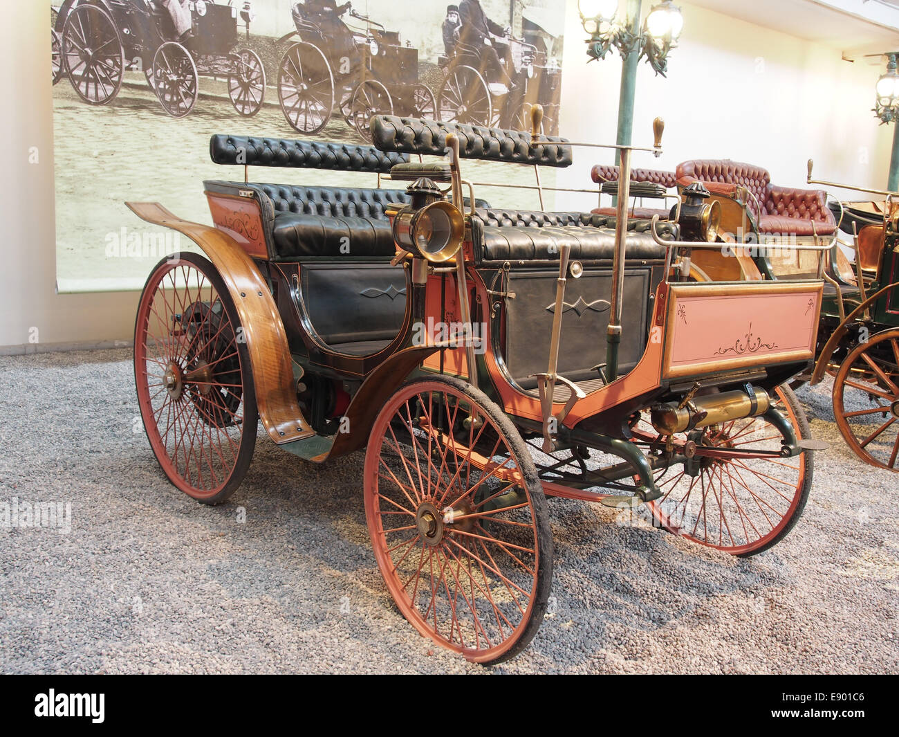 1893 Peugeot Phaetonnet Tipo 8, 2 cilindro, 3HP, 1282cm3, 20kmh, foto 4 Foto Stock