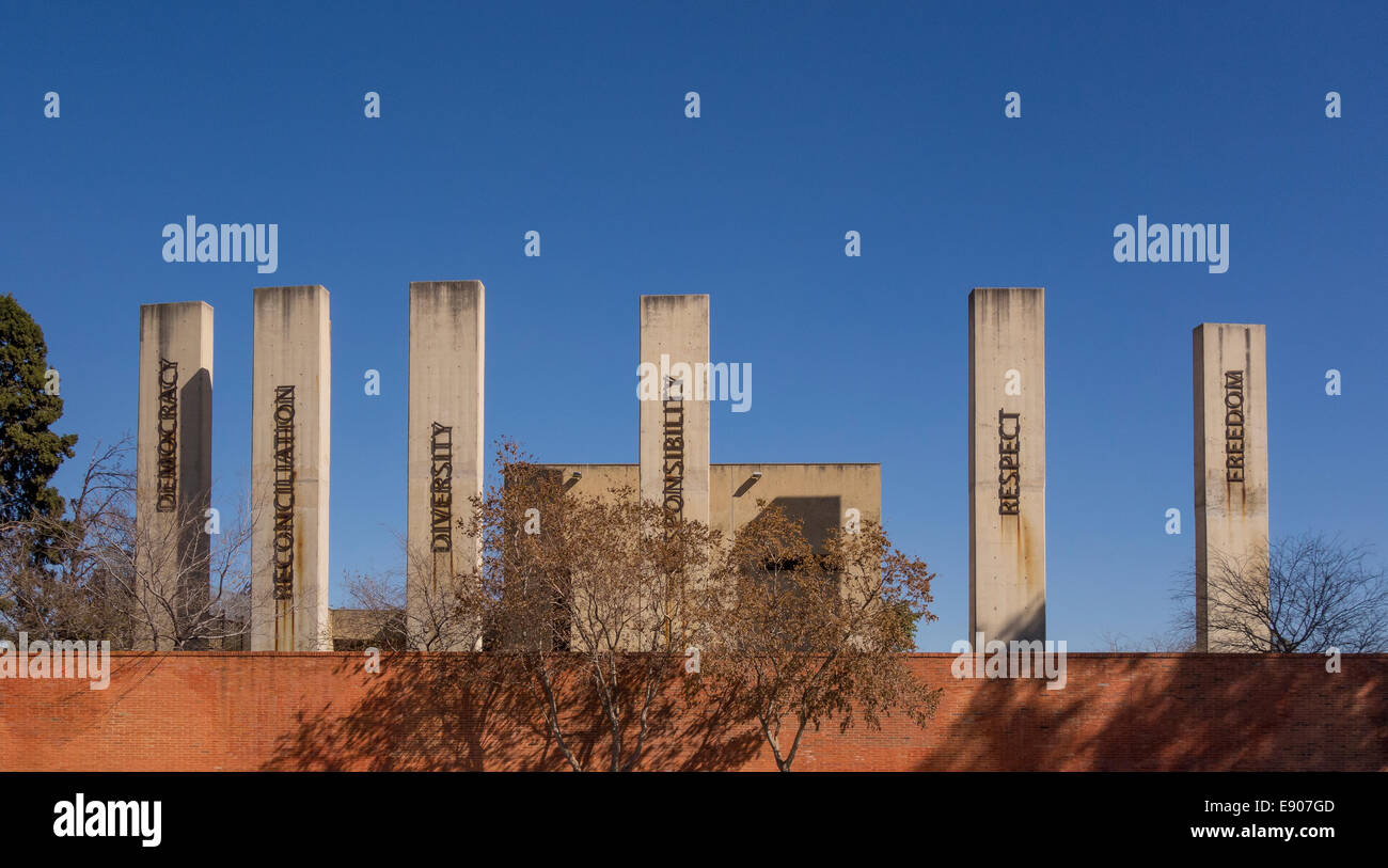 JOHANNESBURG, SUD AFRICA - Apartheid Museum. Foto Stock