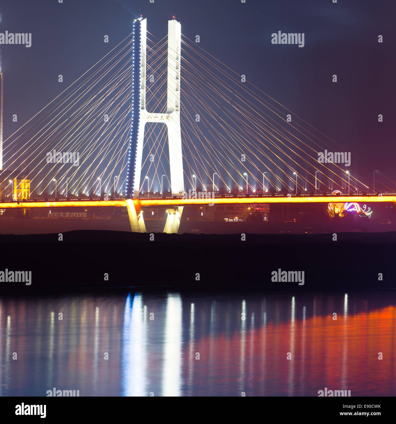 notte del ponticello Foto Stock