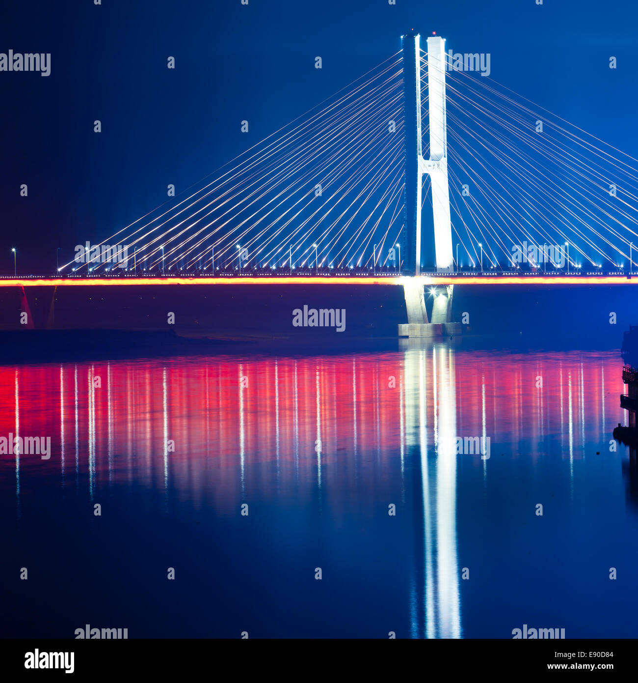 notte del ponticello Foto Stock