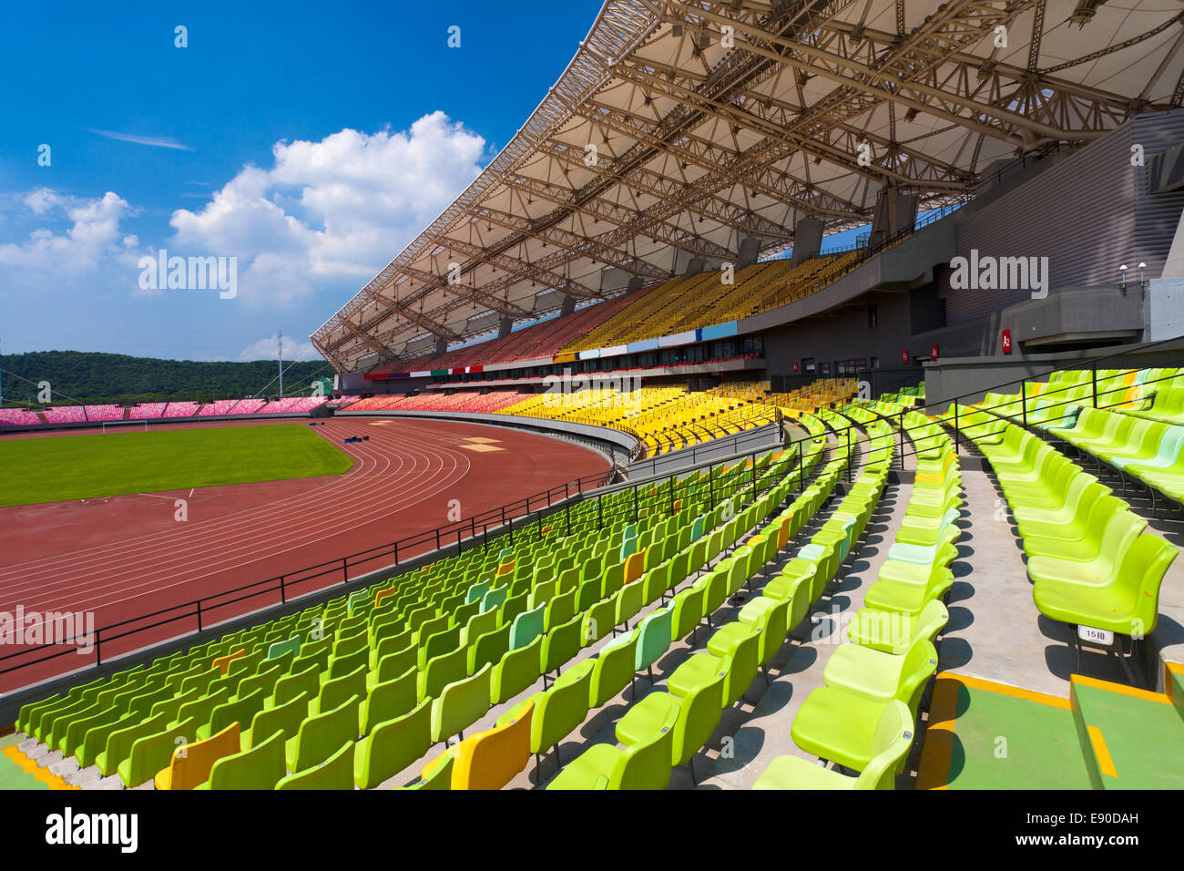 Sedi dello stadio Foto Stock