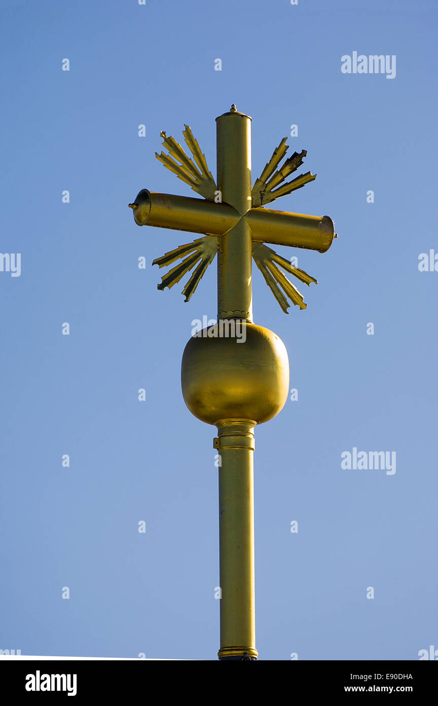 Croce di vetta Foto Stock