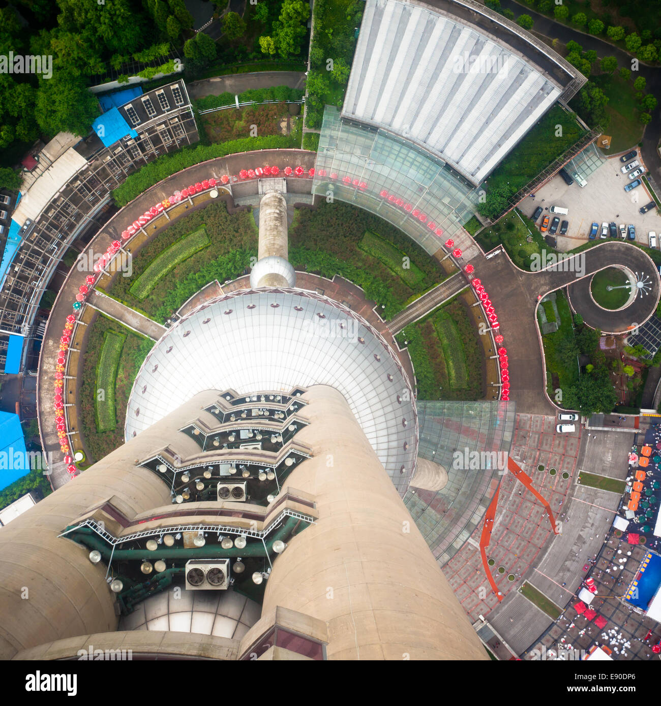 Lujiazui finanziario Center Foto Stock