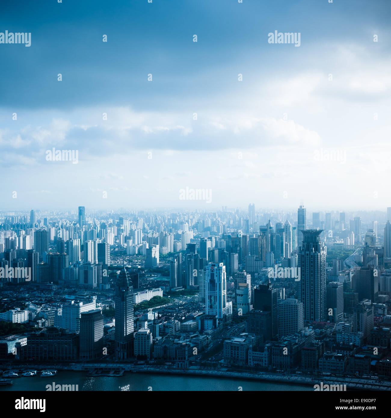 Lujiazui finanziario Center Foto Stock