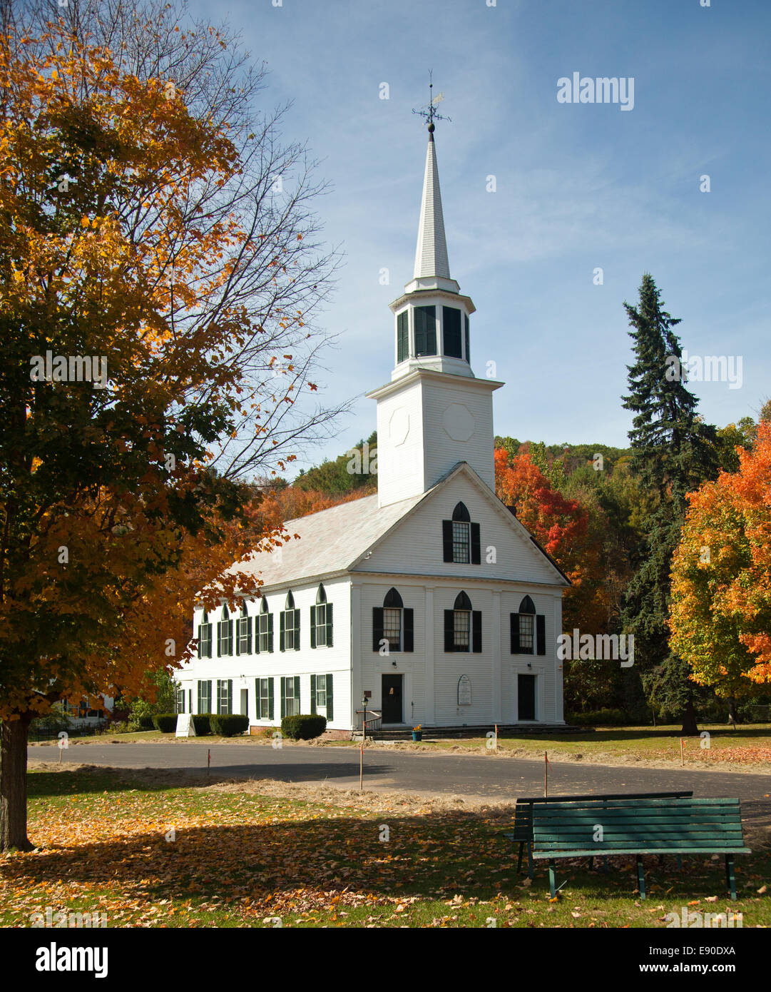 Townshend chiesa in autunno Foto Stock