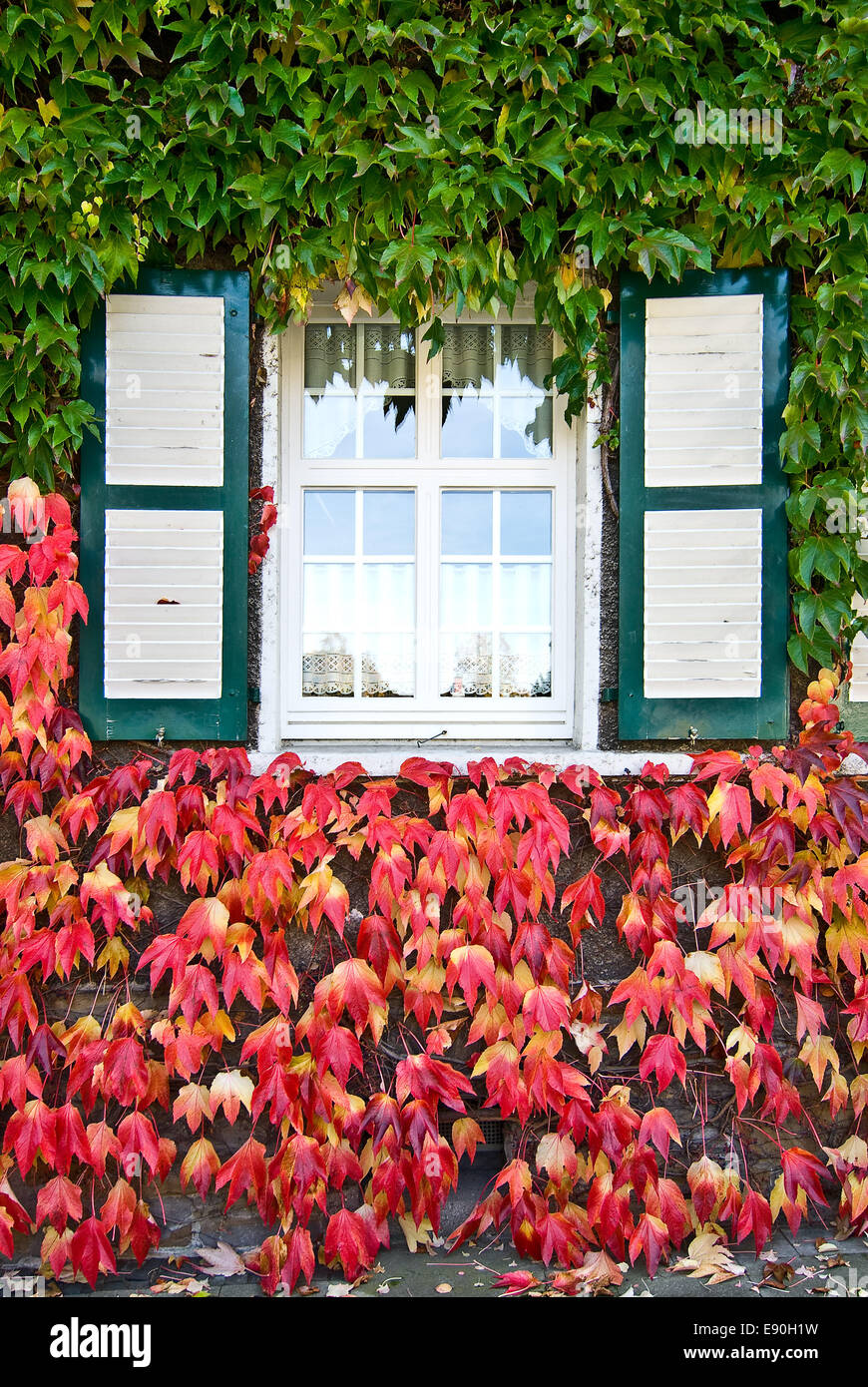 Insediamento minerario in autunno Foto Stock