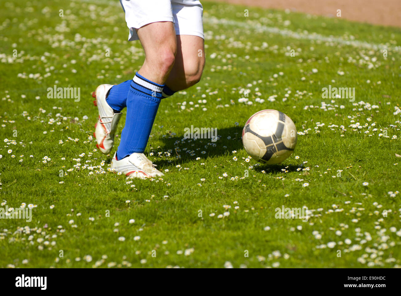 Gioco del calcio Foto Stock