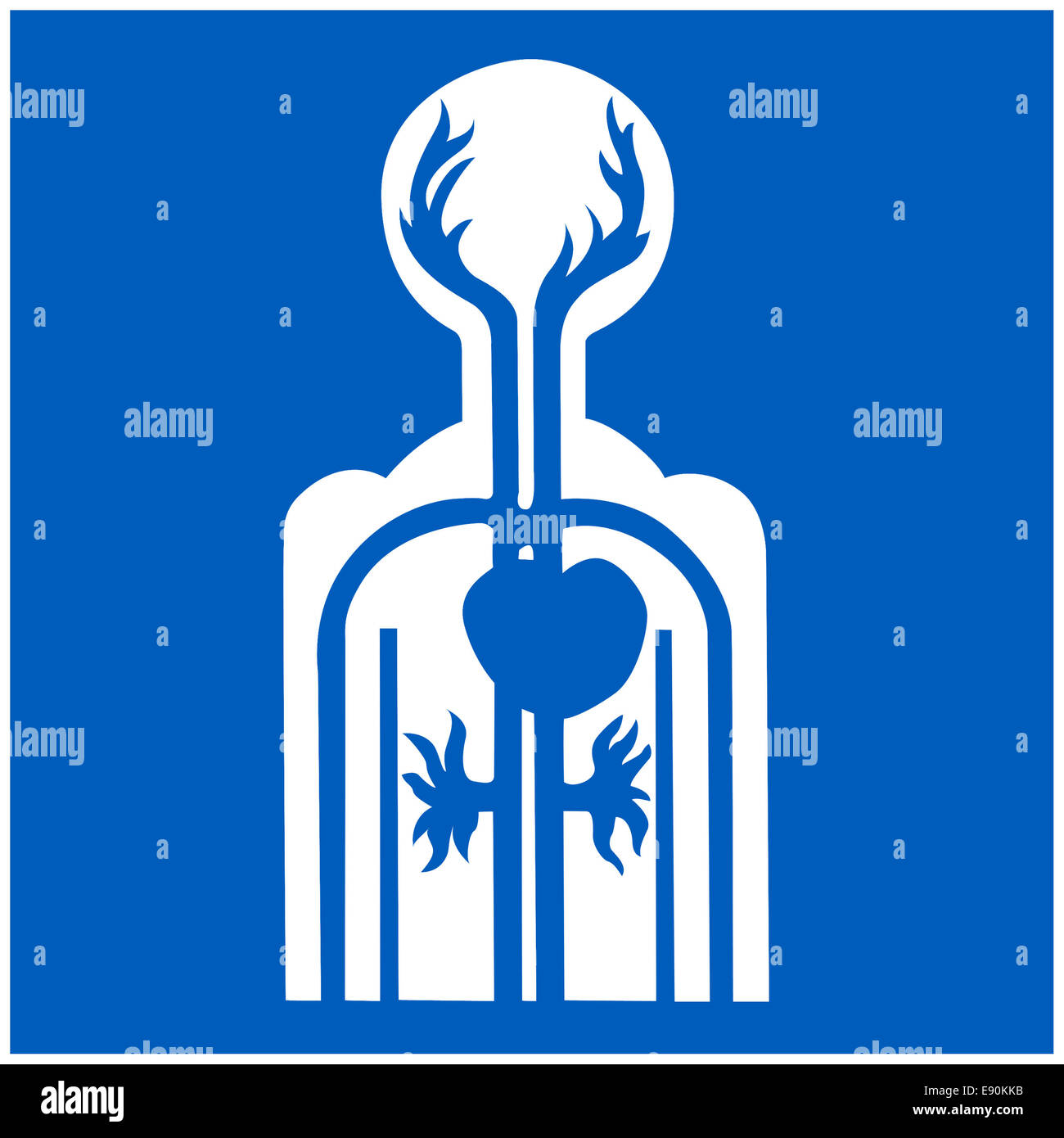 medico dell'icona Foto Stock