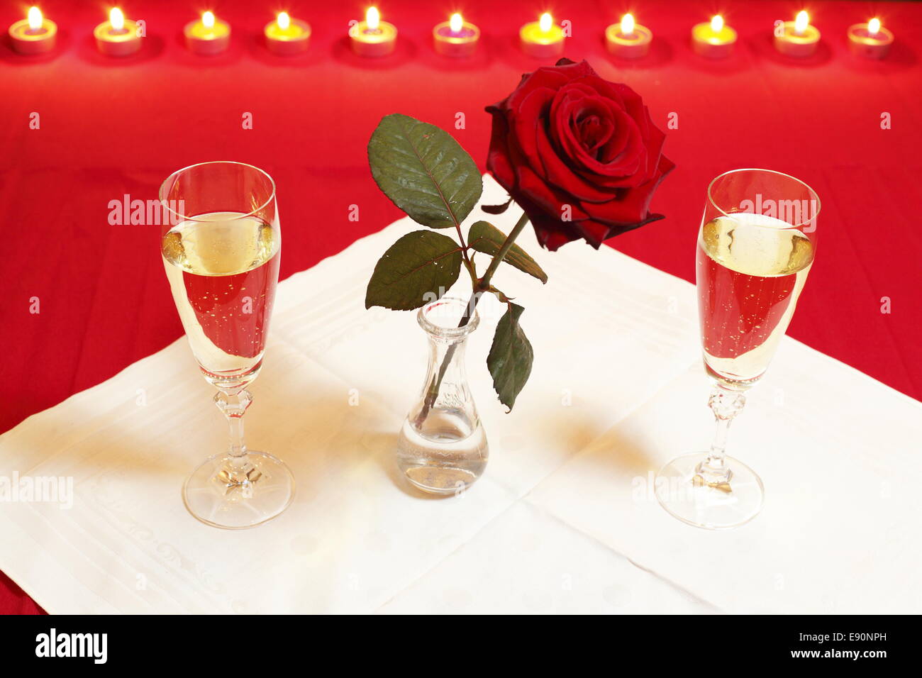 vino spumante Foto Stock