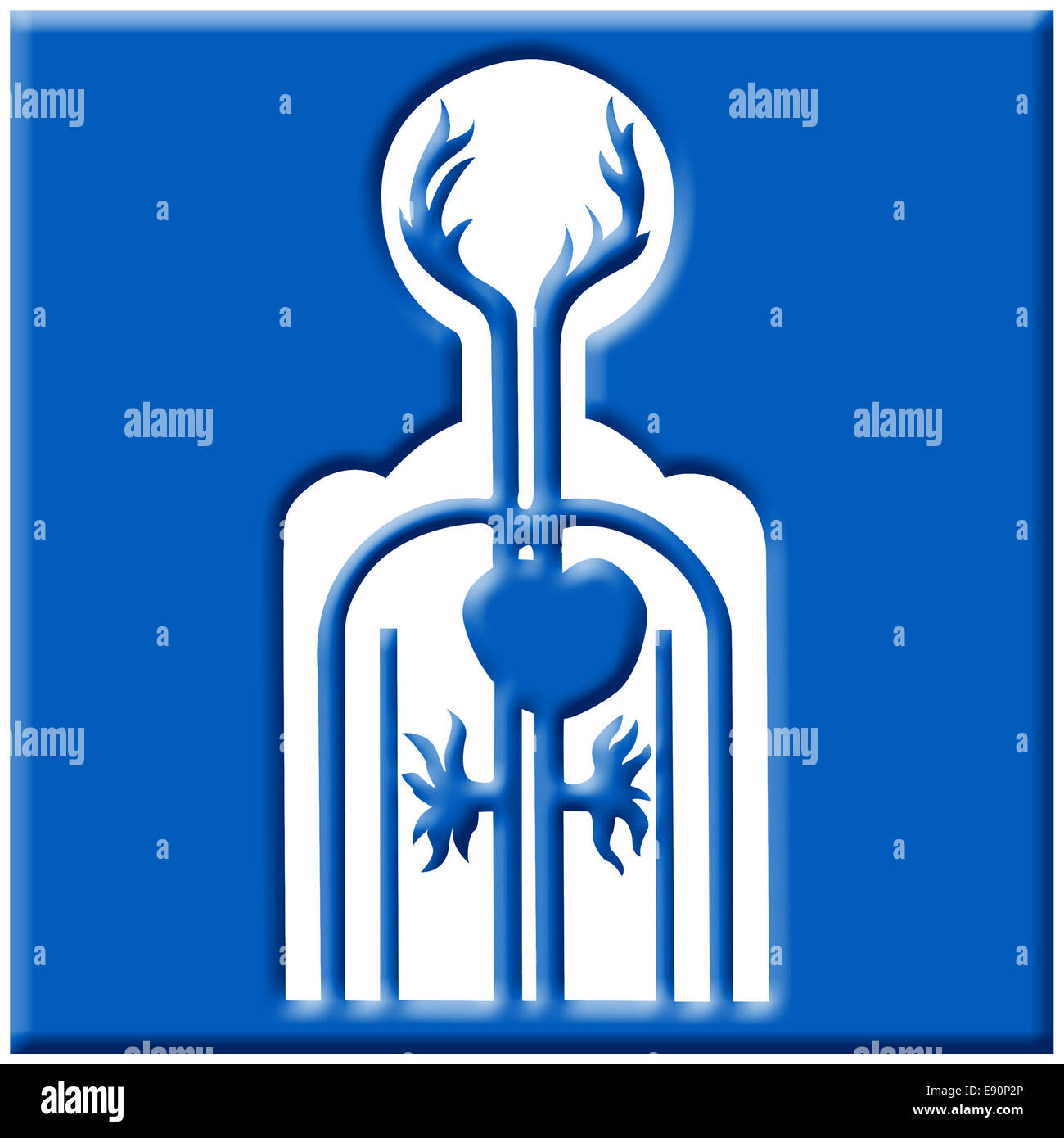 medico dell'icona Foto Stock