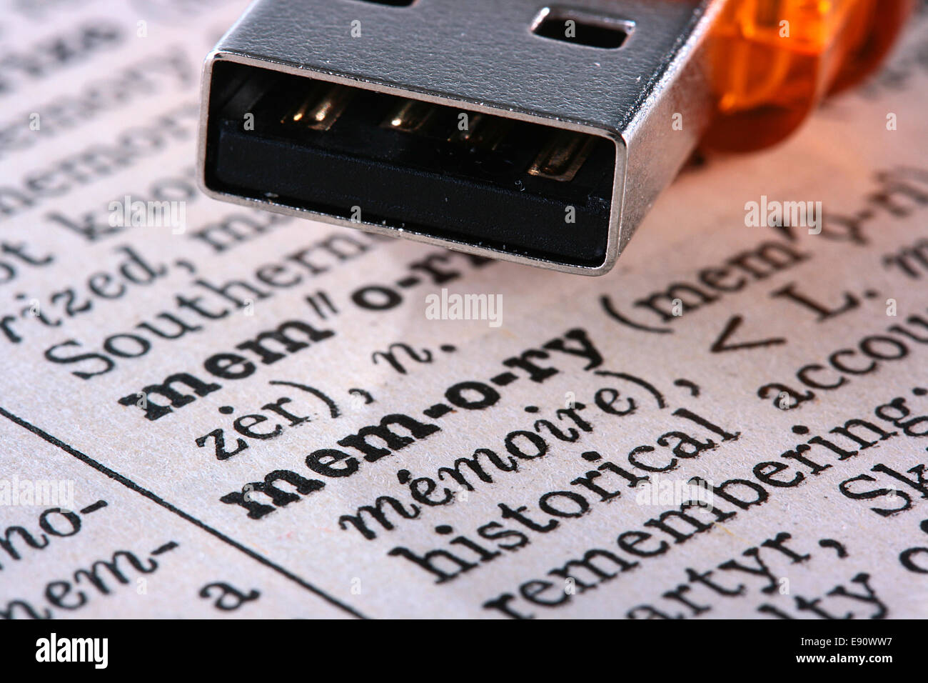 Memoria USB Foto Stock