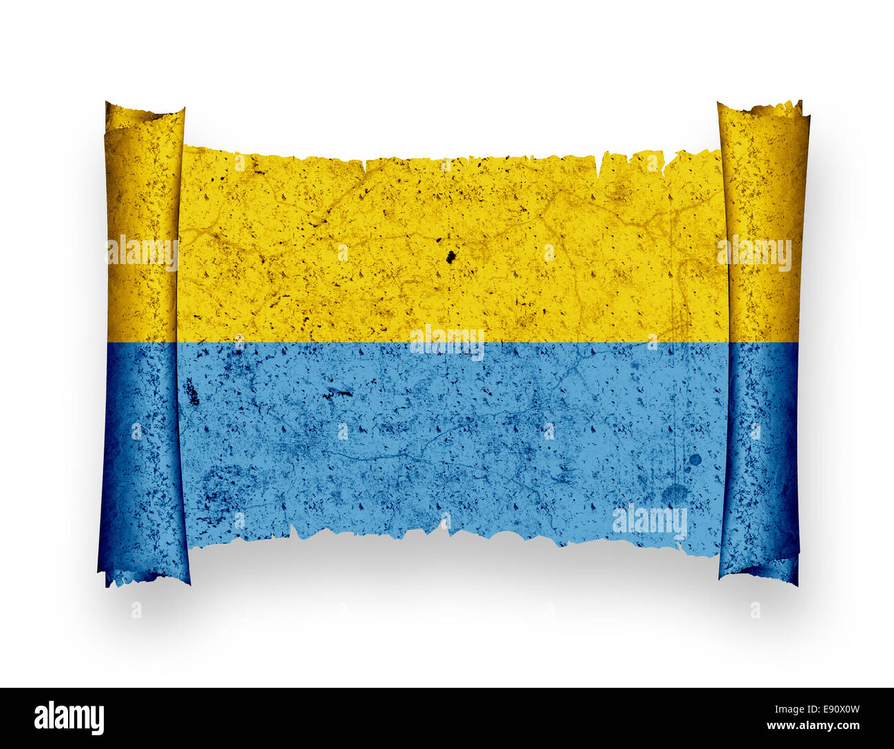Bandiera dell'Ucraina Foto Stock