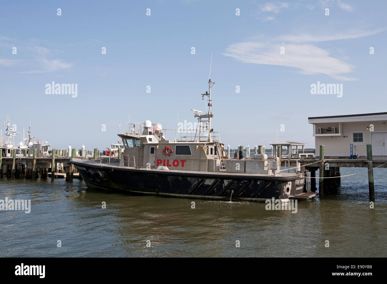 Accesso a acqua in Waterfront Park, Charleston, Carolina del Sud. Foto Stock