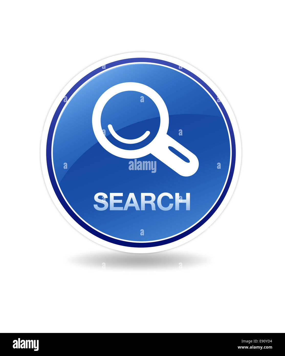 Icona di ricerca Foto Stock