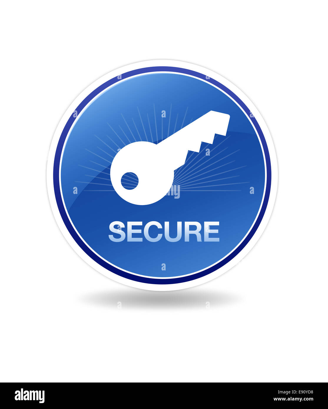 Assicuri l'icona Foto Stock