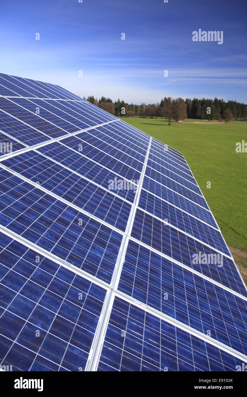 energia solare Foto Stock
