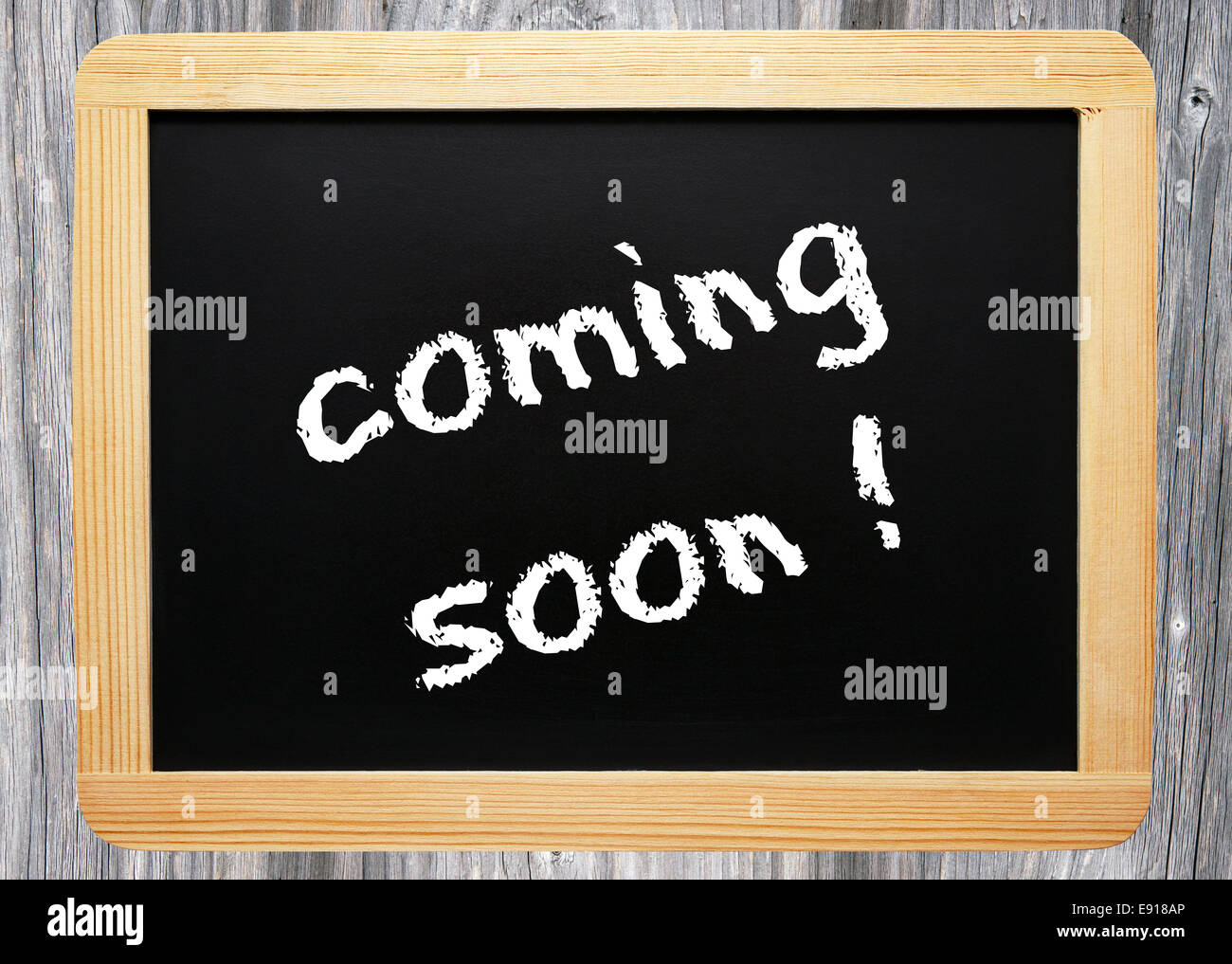 Coming soon ! - La concezione di business Foto Stock