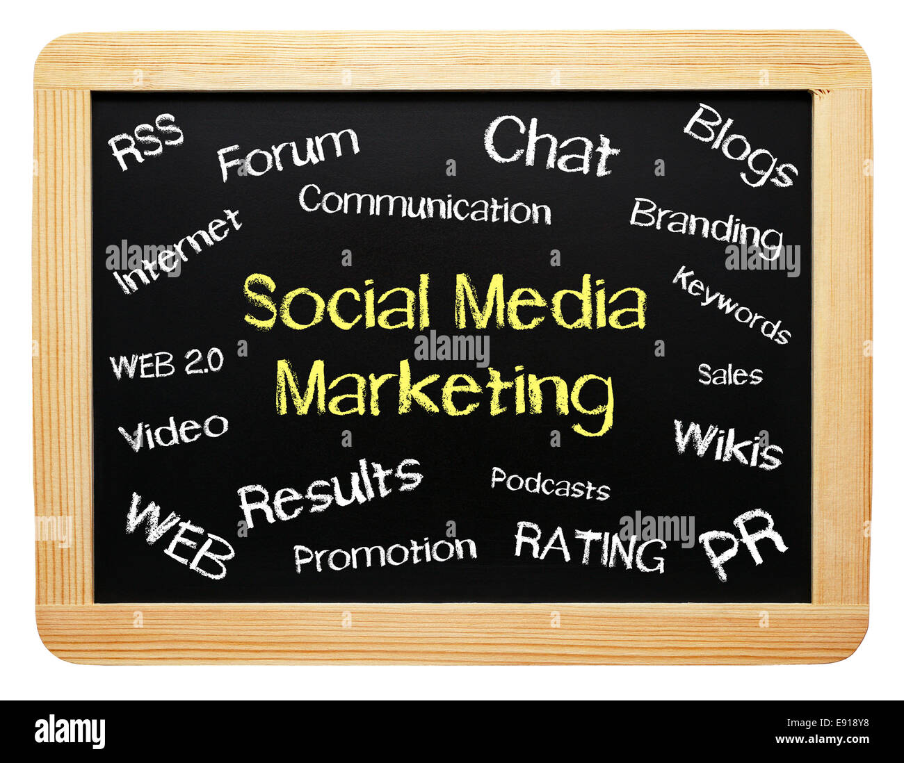 Il Social Media Marketing Foto Stock
