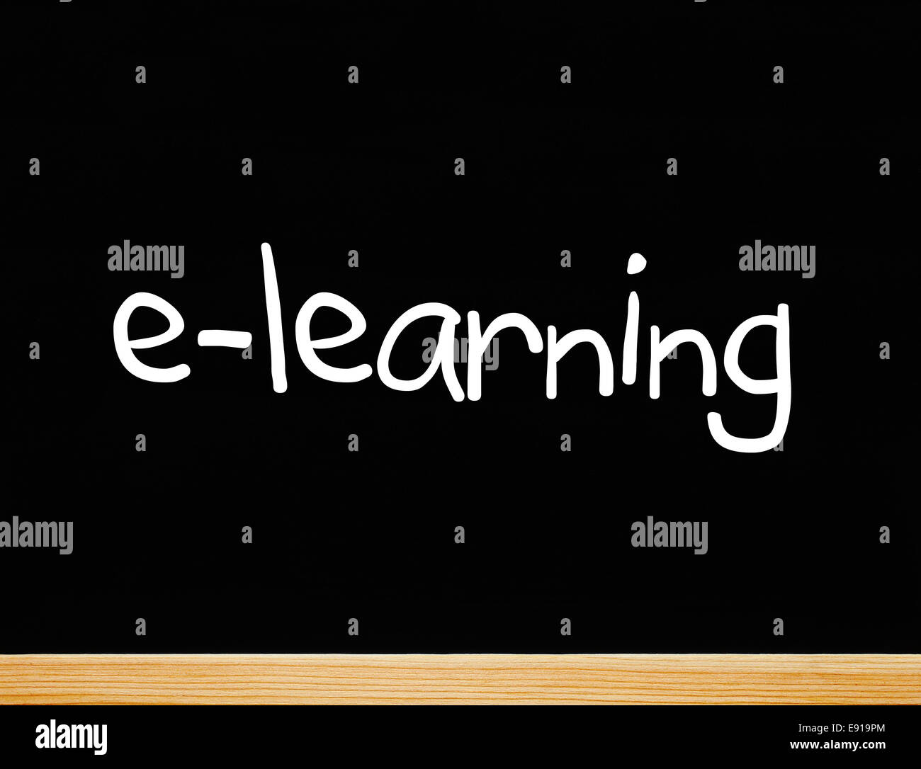 e-learning Foto Stock