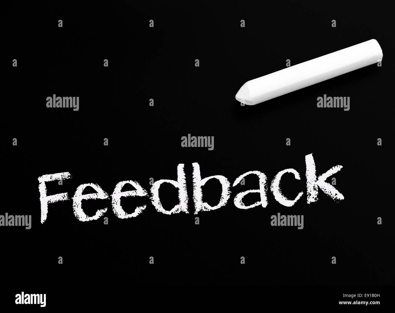 Feedback - Concetto di affari Foto Stock