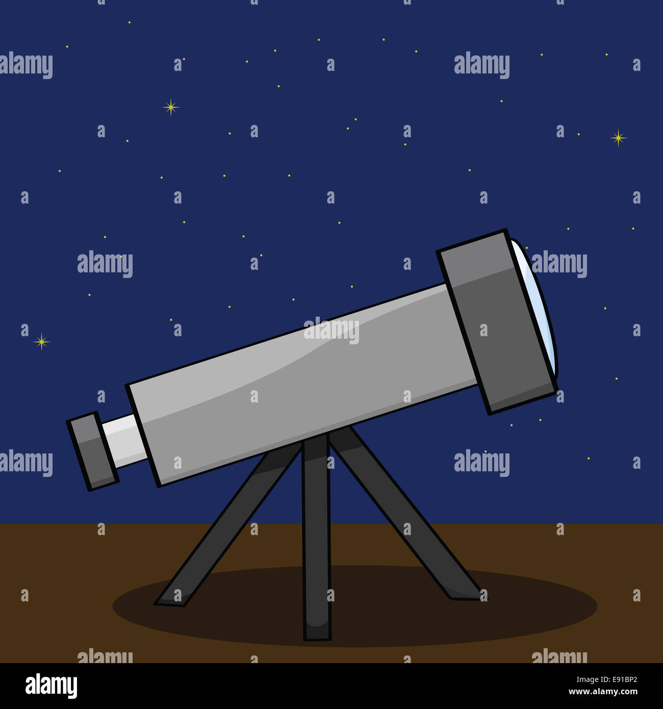 Telescopio Foto Stock