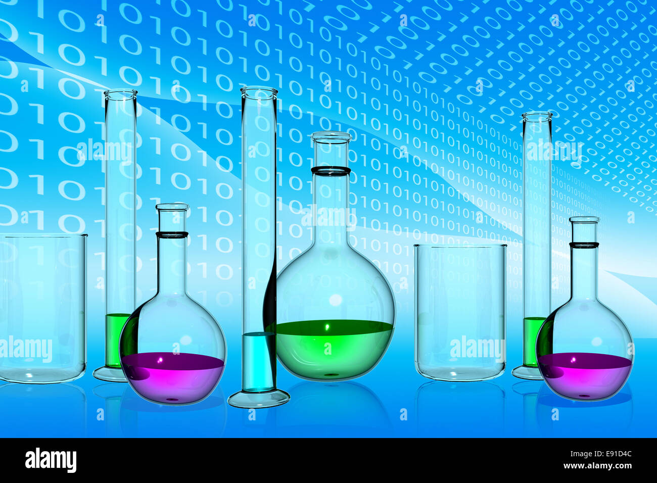 attrezzature di laboratorio Foto Stock