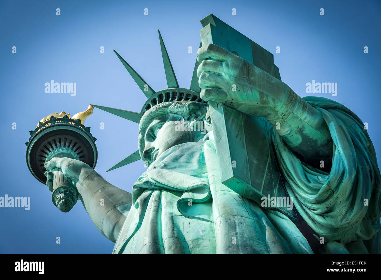 Statua della Libertà di New York Foto Stock