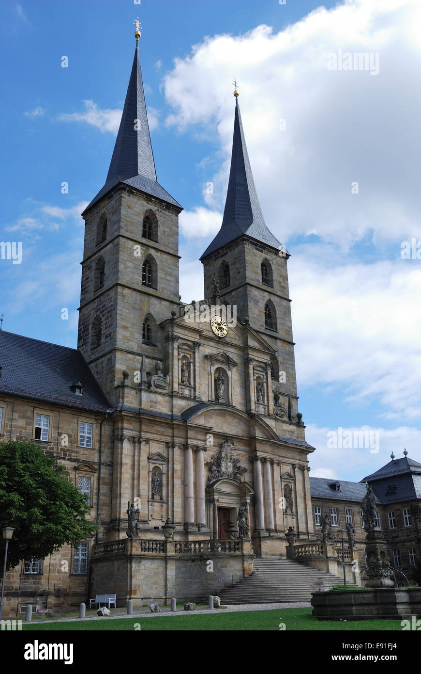 Michaelsberg Monastero a Bamberg Foto Stock