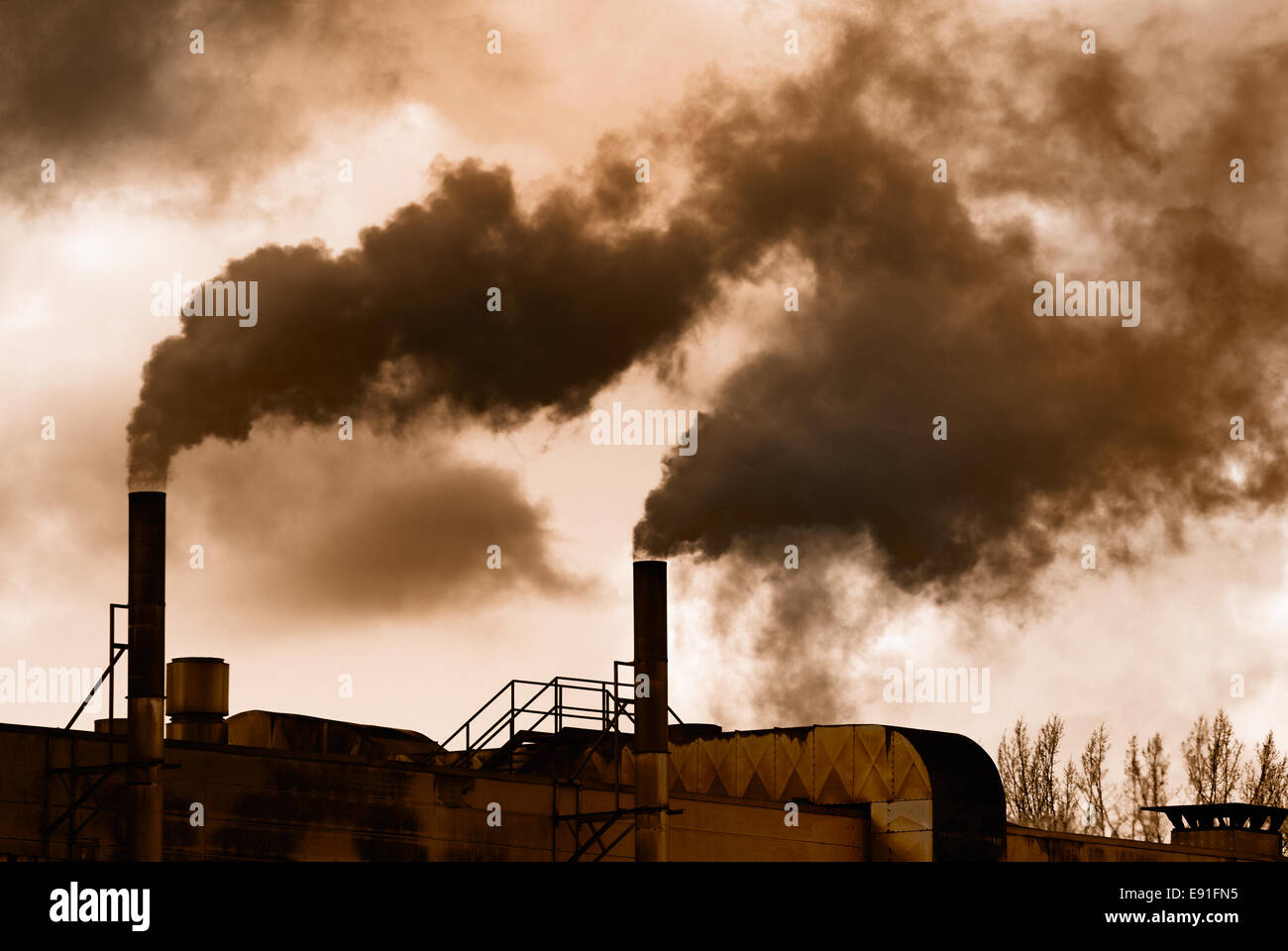 La rivoluzione industriale Foto Stock