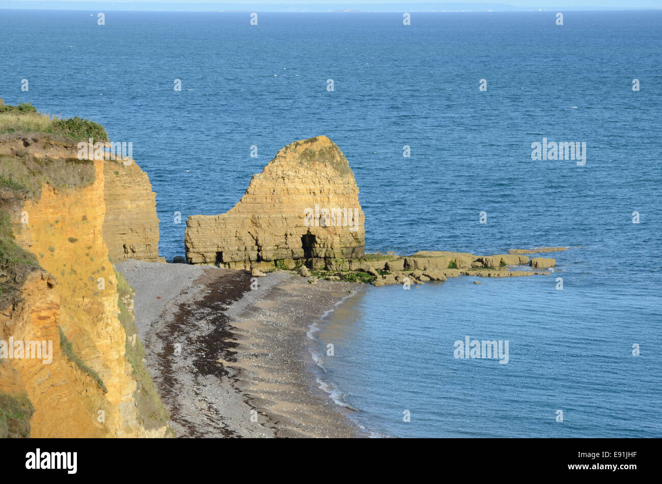 Pointe du Hoc Foto Stock