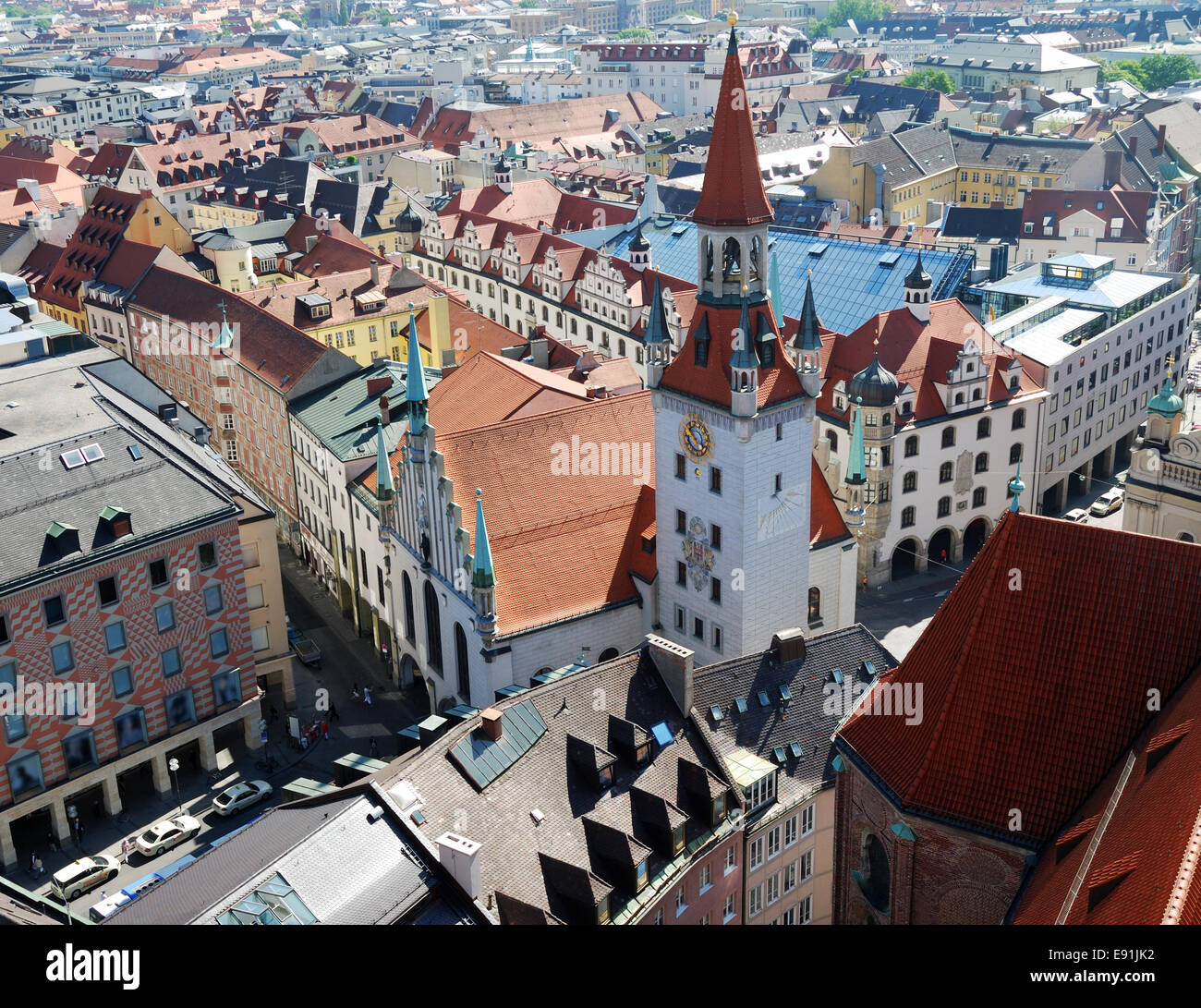 Panorama di Munich Foto Stock