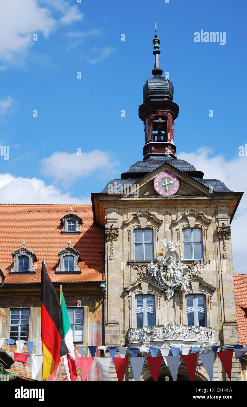 Municipio della città vecchia di Bamberg Foto Stock