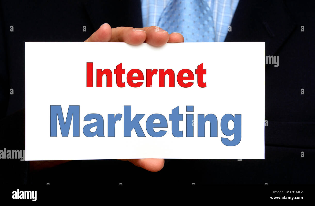 Internet Marketing Foto Stock