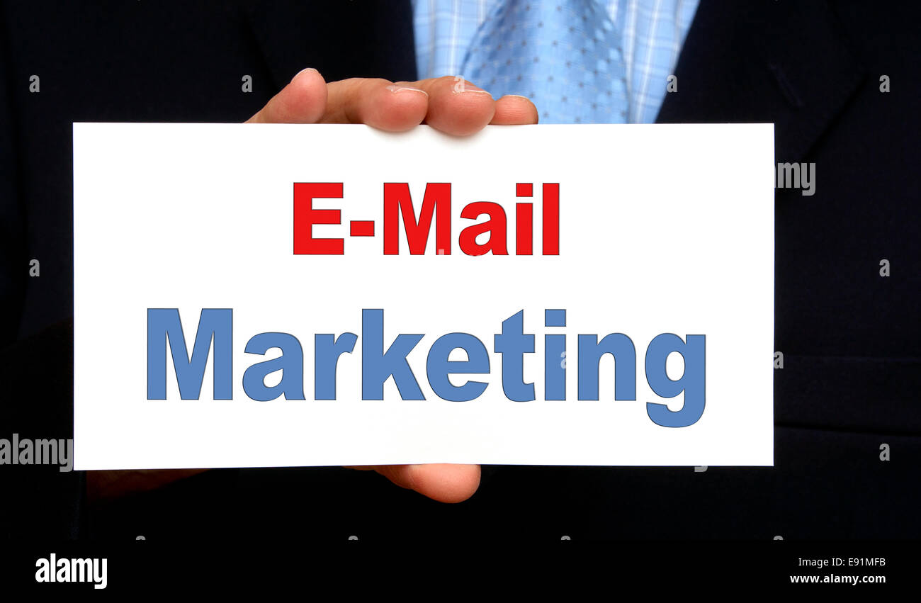 E-mail Marketing Foto Stock