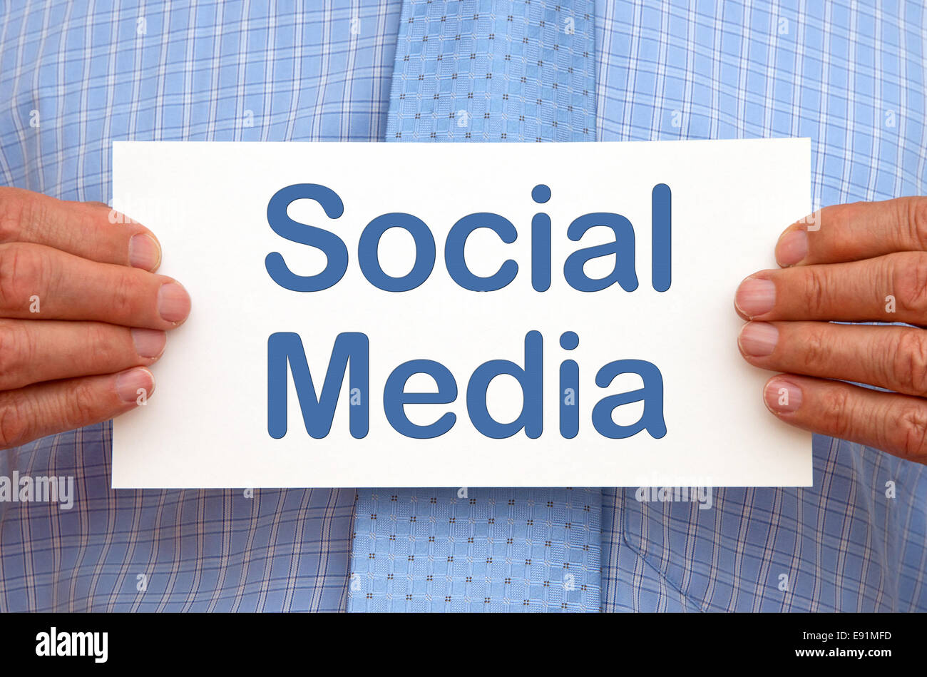 Social Media Foto Stock