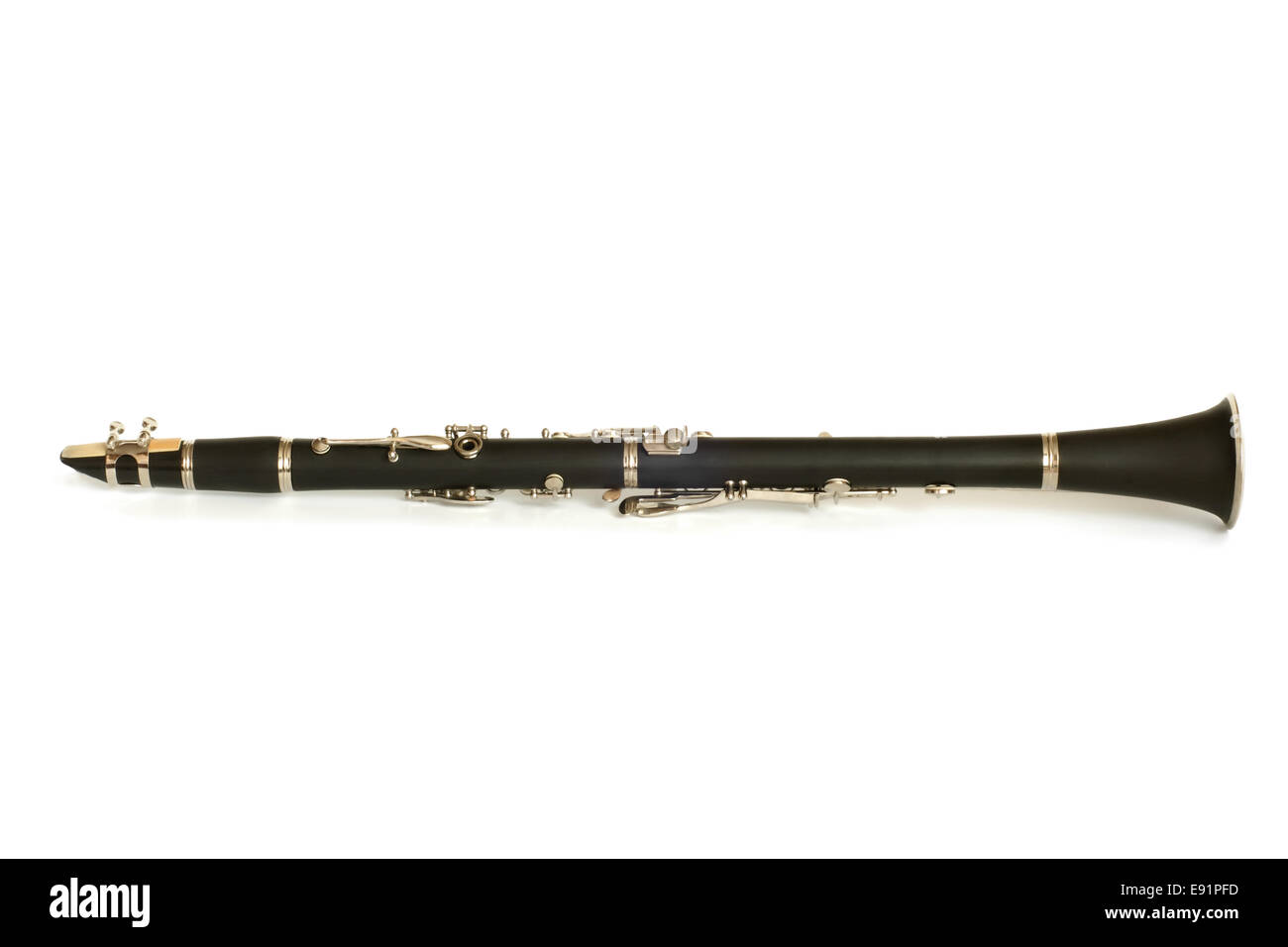 Il clarinetto strumento musicale Foto Stock