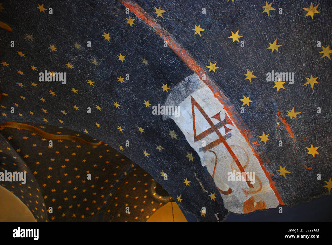 Cantina con coperchio Starlit Sky Foto Stock