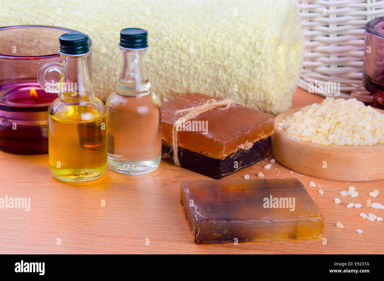 Sapone naturale Foto Stock