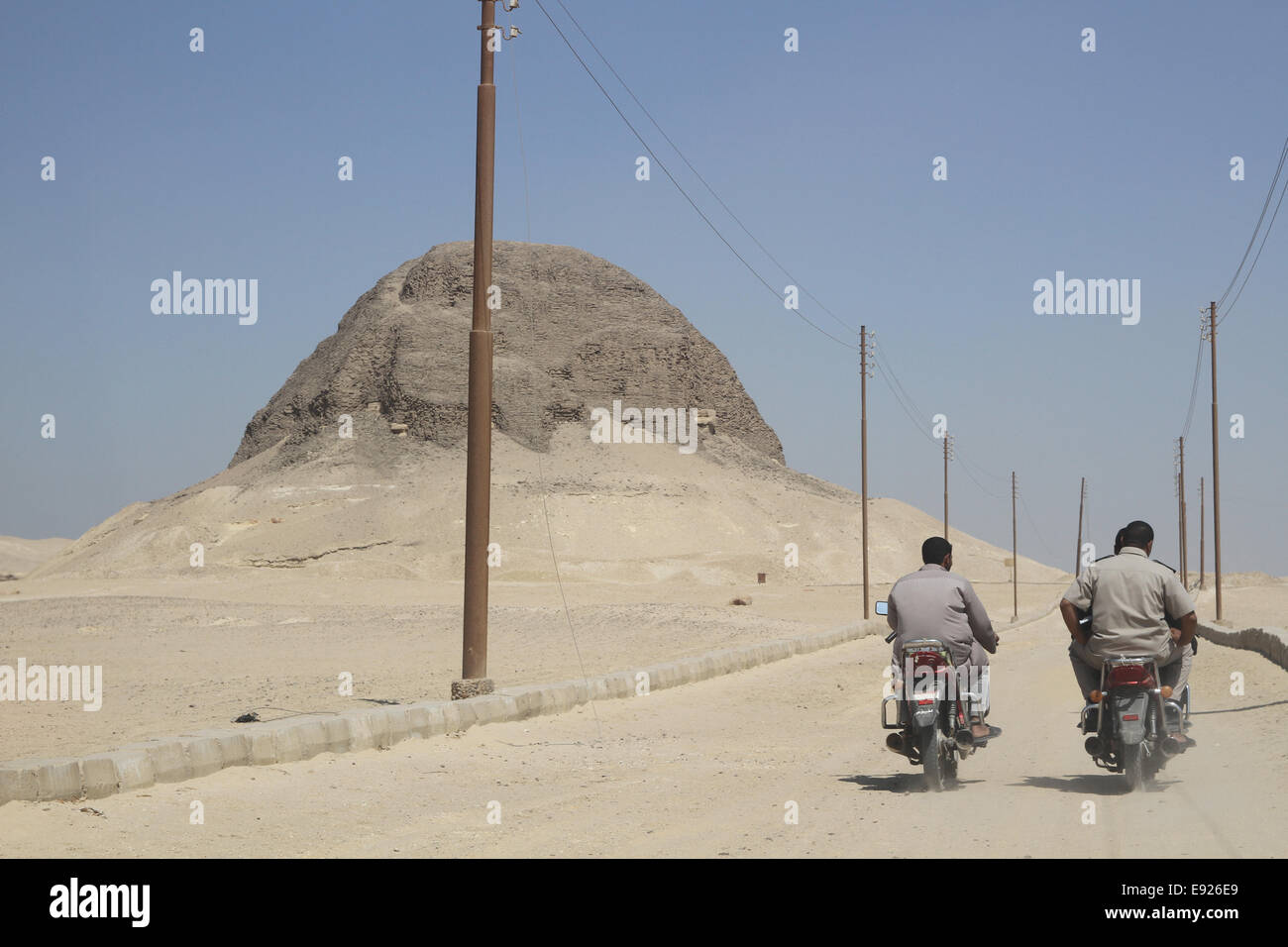 La piramide del faraone Senusret II a Lahun in Egitto. Inoltre conoscere come Sesostris II o Senwosret II. Foto Stock